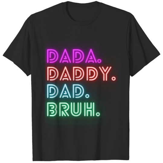 Dada Daddy Dad Bruh RetroFunny Fathers Day 2023 T-Shirts